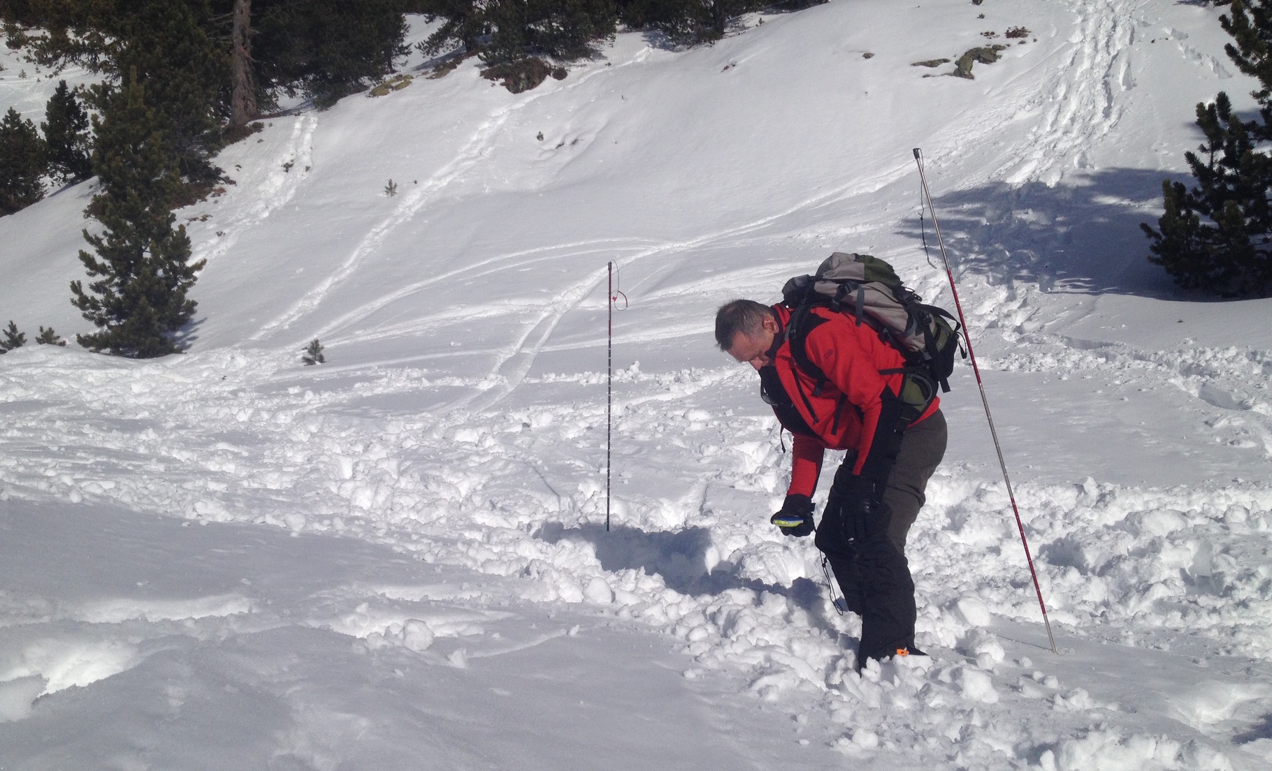 Avalanche transceiver training Shams Guide de haute montagne