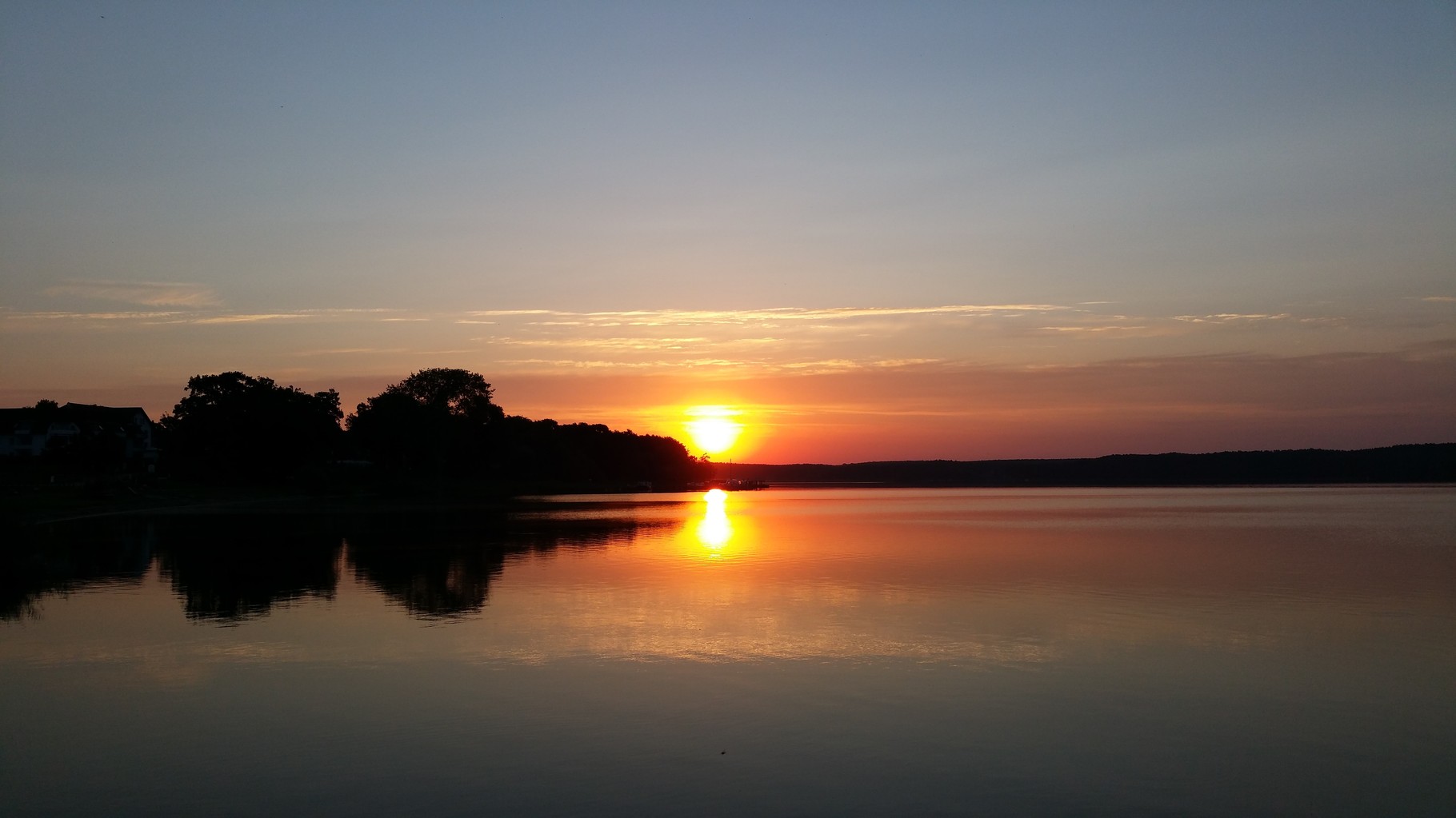 Sonnenaufgang am Plauer See