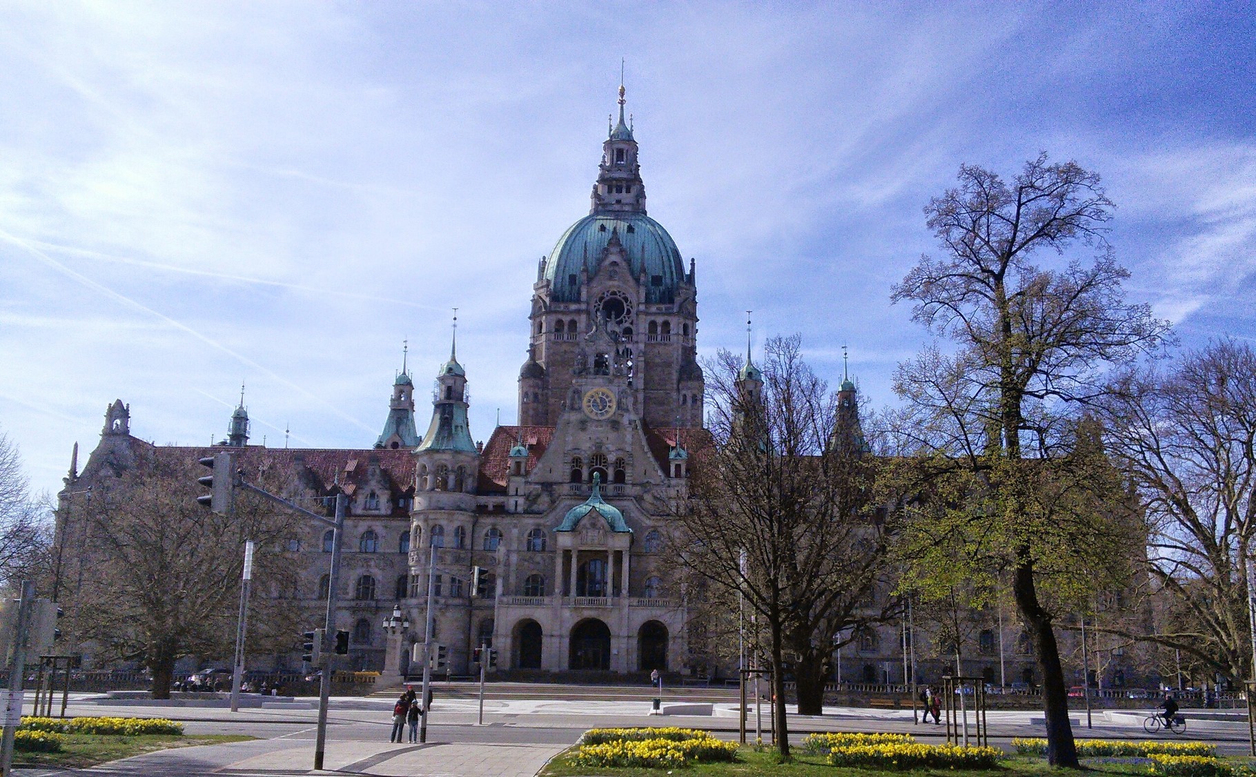 Neues Rathaus Hannover Vorderansicht