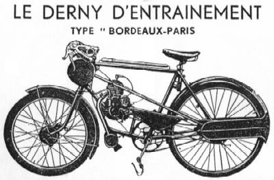 Derny de les primeres époques