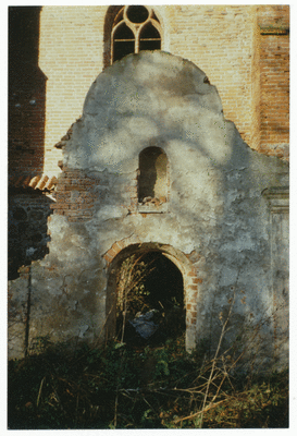 Giebel der Vorbau Ruine