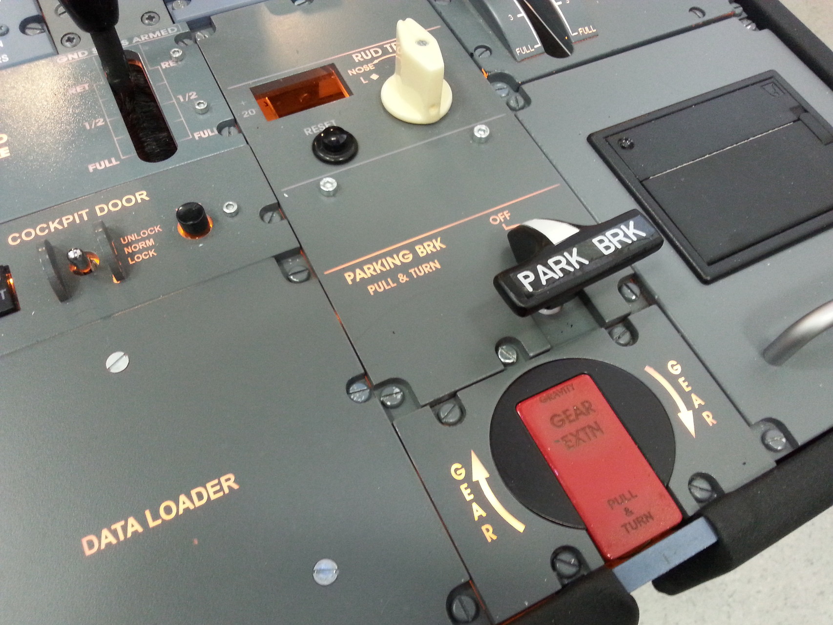 Parking Brake Airbus A320 Cockpit