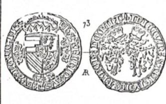 Toison ou Réal d'Argent pour Philippe le Beau, 1496 - 1504, illustration de Pas