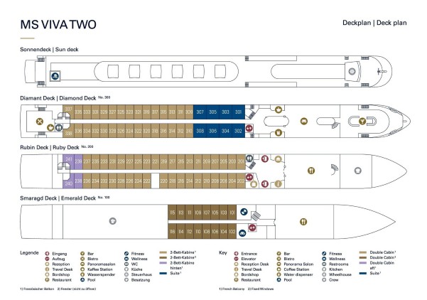 Deckplan VIVA TWO 2026 