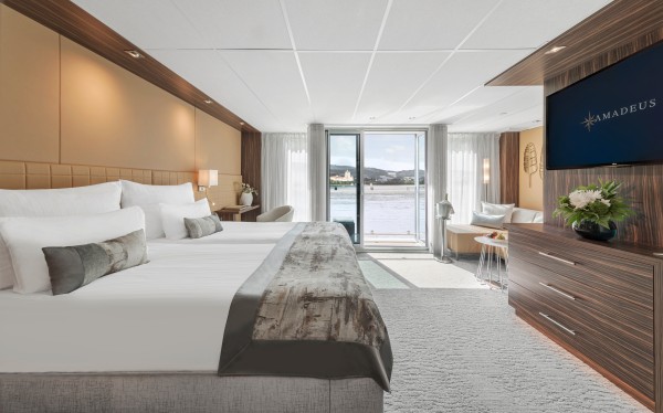 Balkonsuite auf der Amadeus Queen 2025