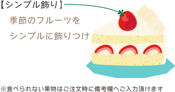 シンプル飾り