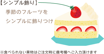 シンプル飾り
