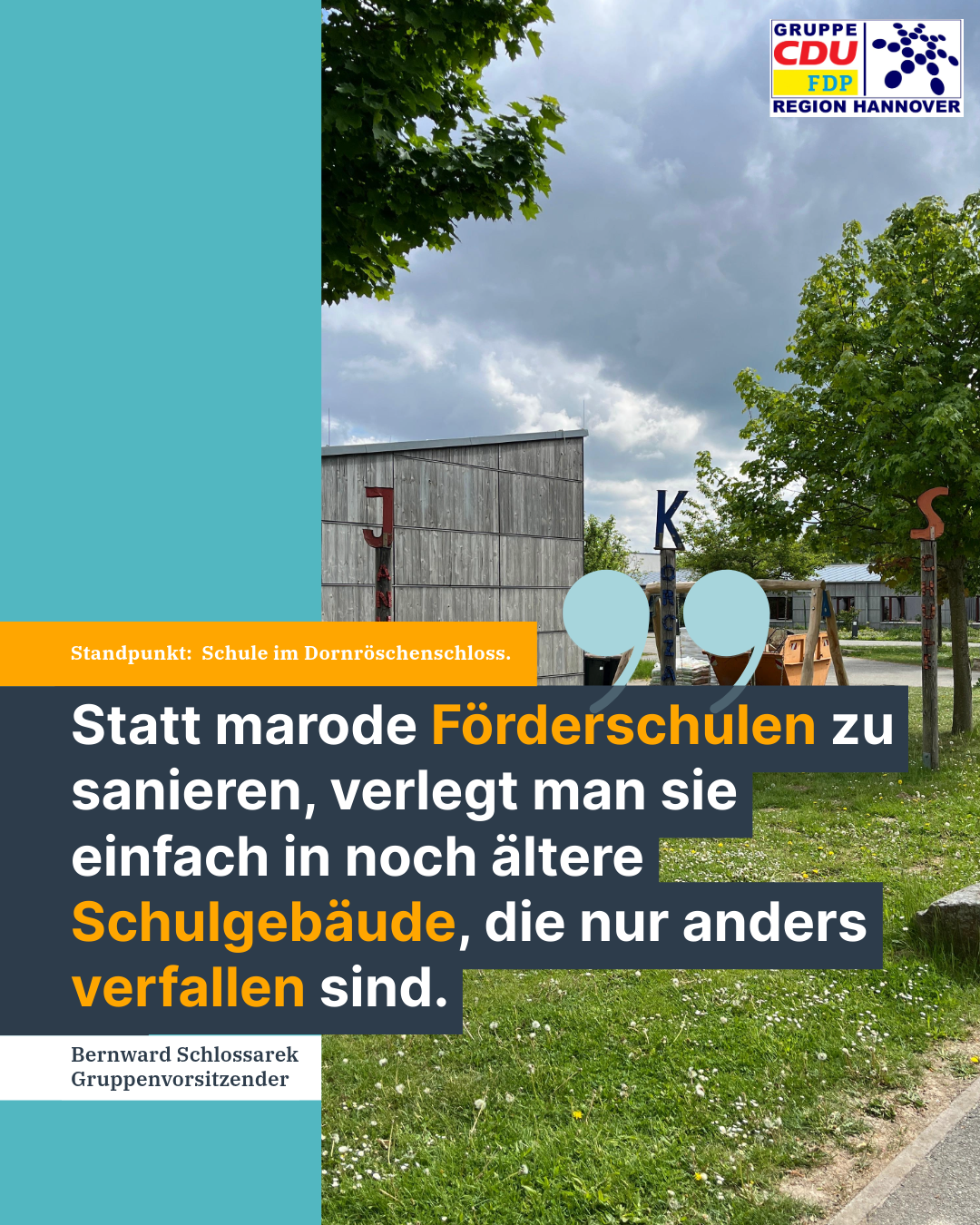 Entwicklung und Prognose der Schülerzahlen an der Förderschule Janusz-Korczak-Schule (FÖS Geistige Entwicklung) in Springe