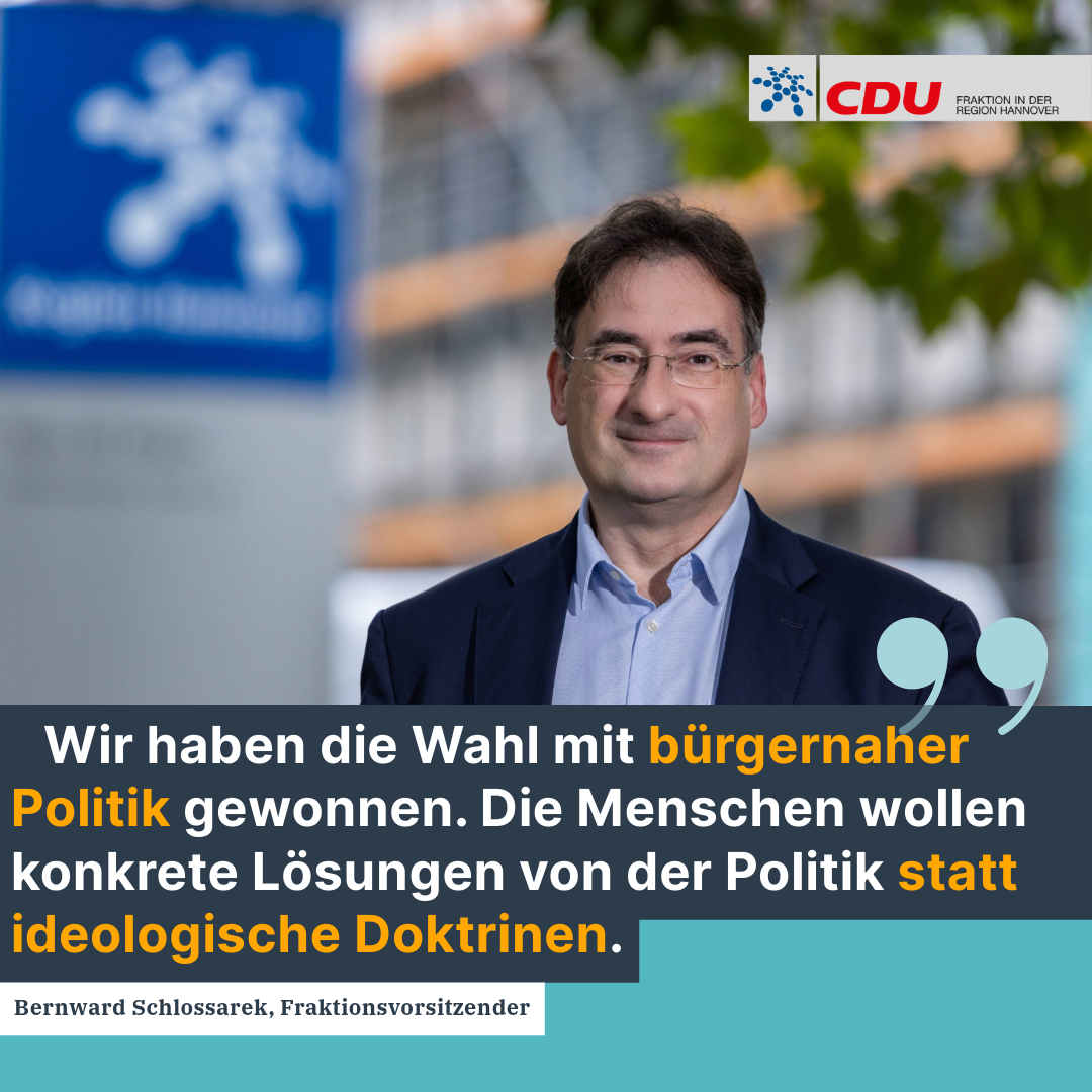 CDU ist stärkste Kraft in der Region Hannover