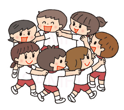 ナツメ社新刊書籍　発達に合わせた3.4.5歳児の運動あそび　イラストカット