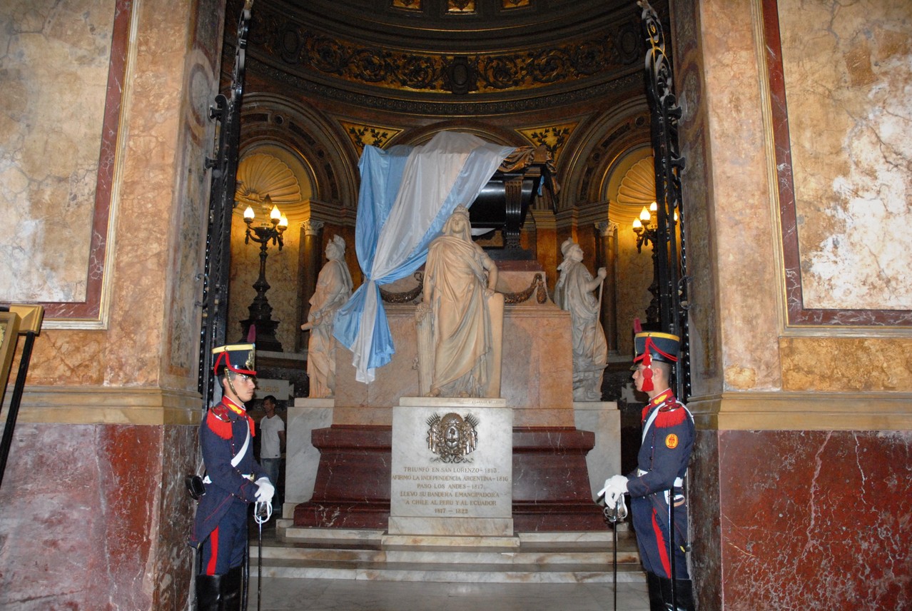 Das Mausoleum des Generals José de San Martin