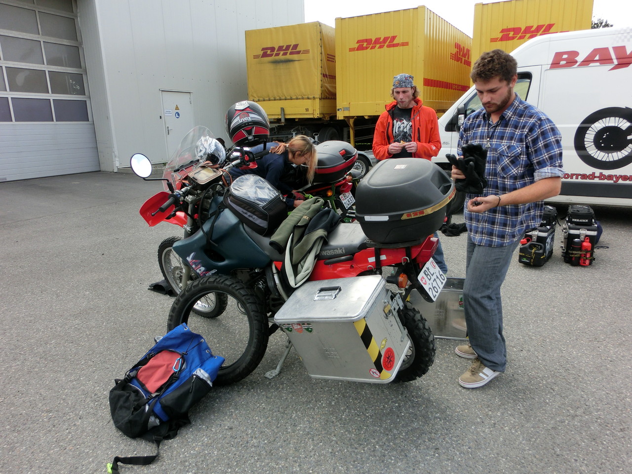 Carina und Demian sind auch schon eingetroffen