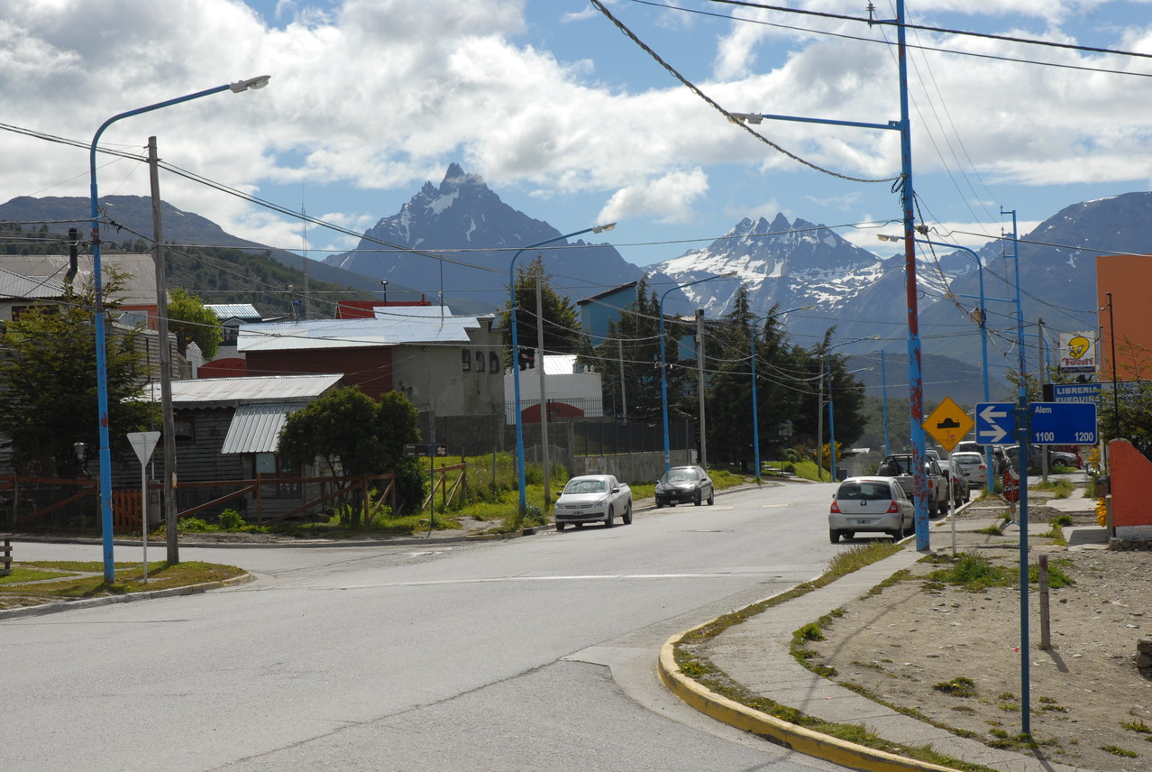 Aussicht vom Hostel in Richtung Rio Grande