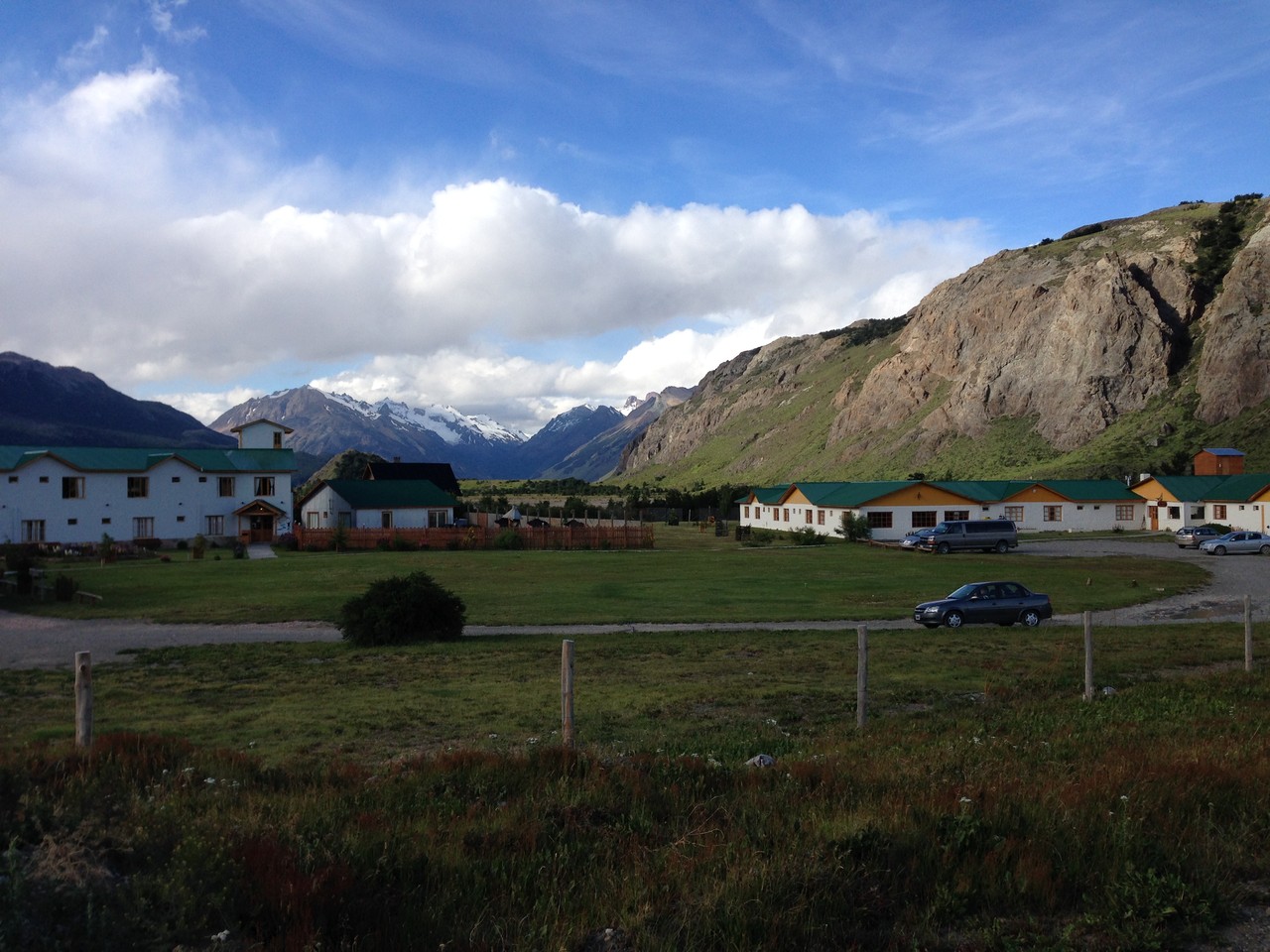 Blick von El Chaltén in Richtung Westen