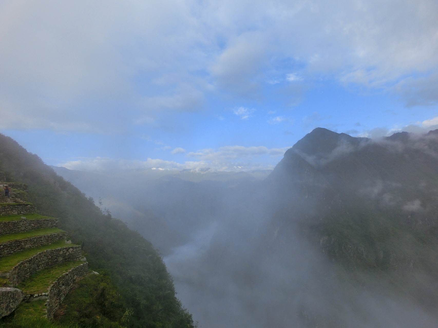 Gigantischer Ausblick im Morgennebel