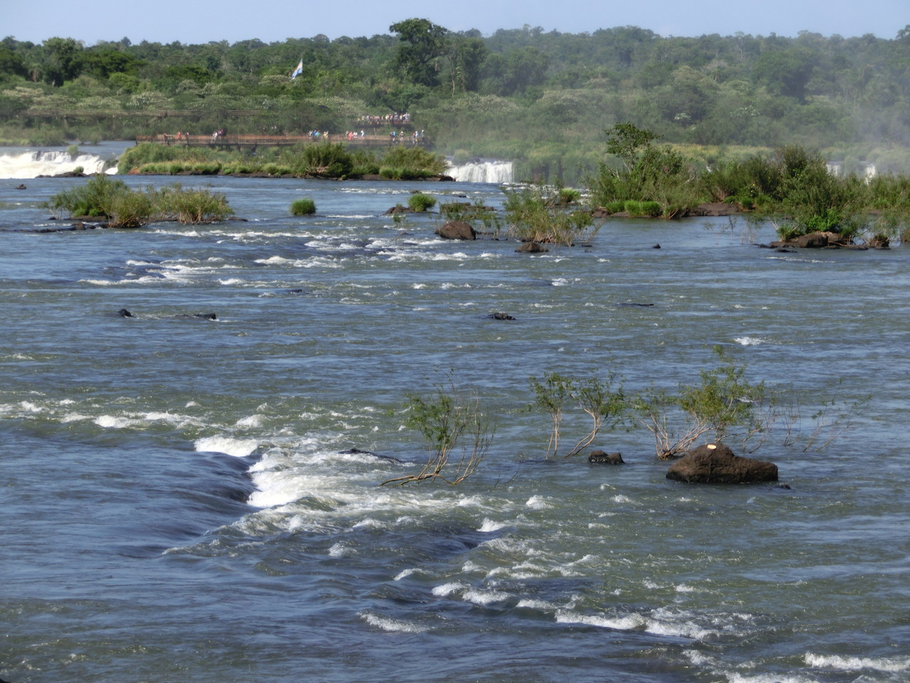 Der Oberlauf des Rio Iguazú