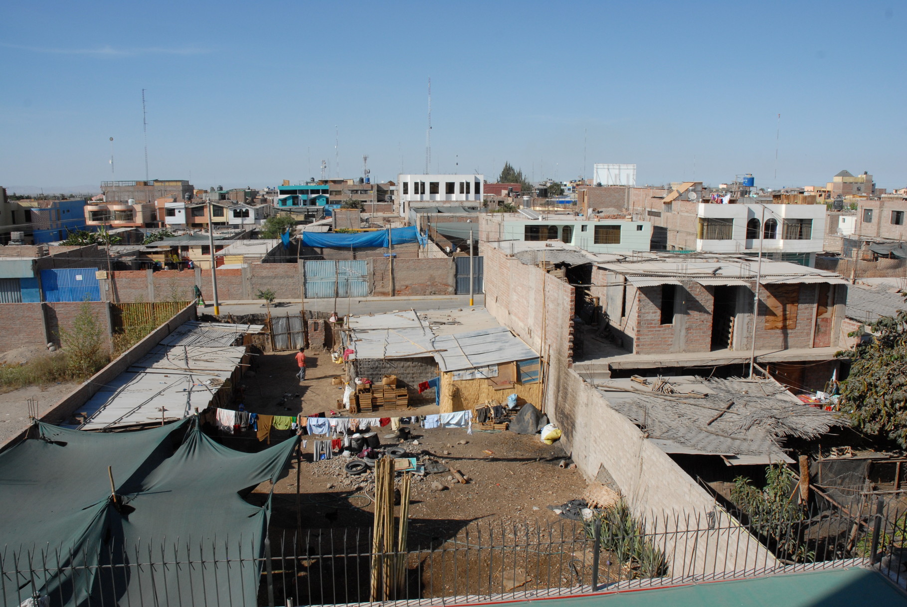 Blick aus dem Hotelzimmer in El Pedegral