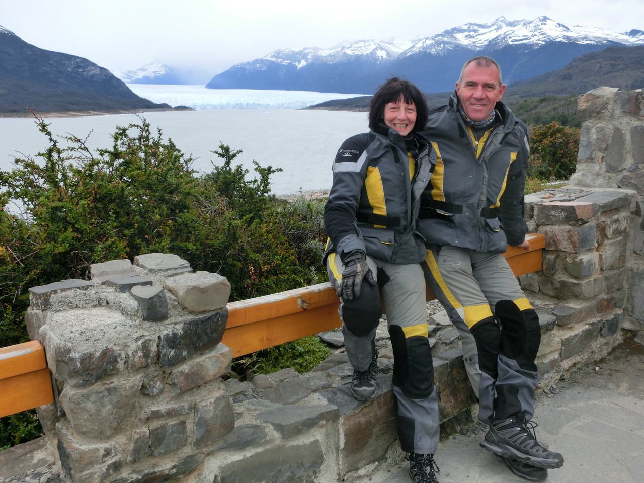 Vor dem Perito Moreno Gletscher