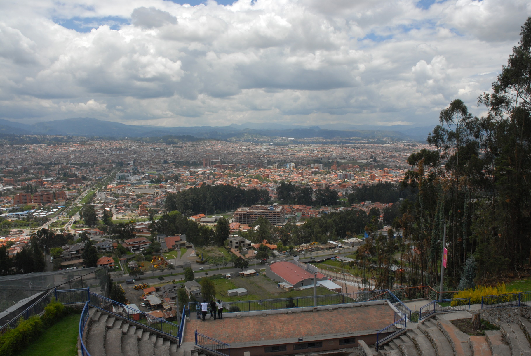 Cuenca von einem Aussichtspunkt aus ... der Norden