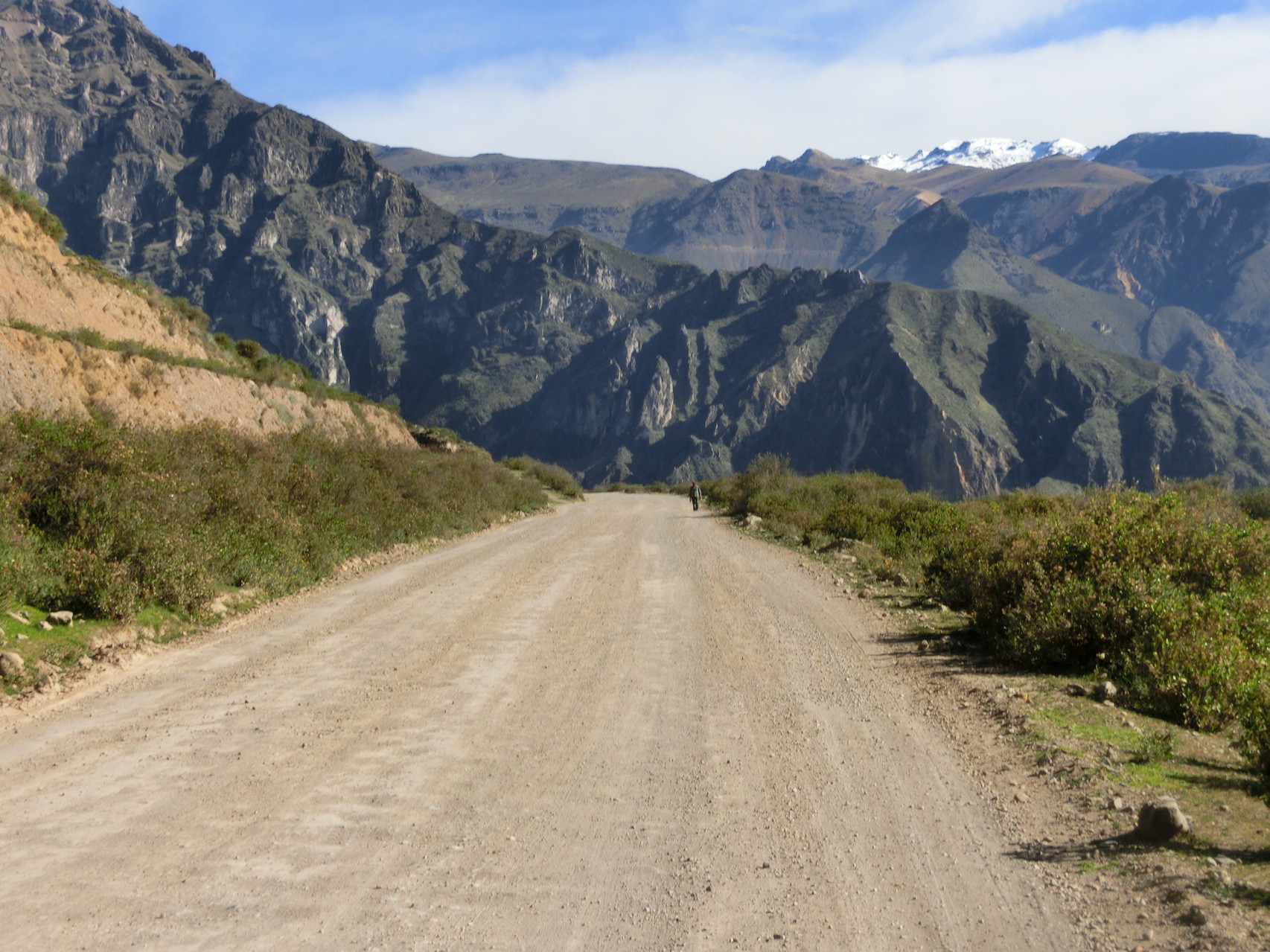 ... fahrt in den Colca-Canon ...