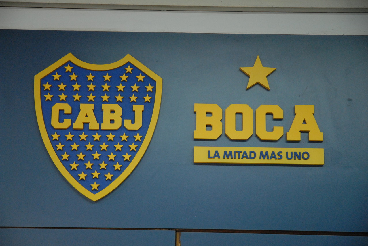Das Logo des Club Atlético Boca Juniors