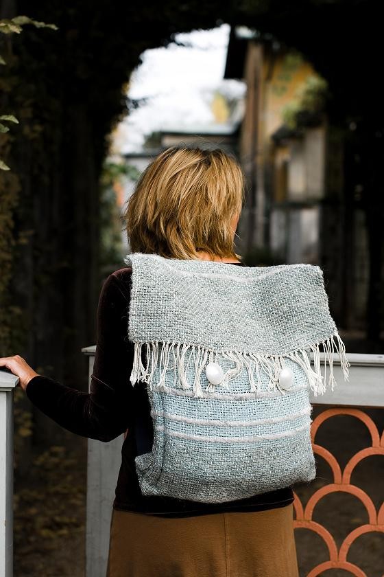 Rucksack, Material – Baumwolle/ Wolle