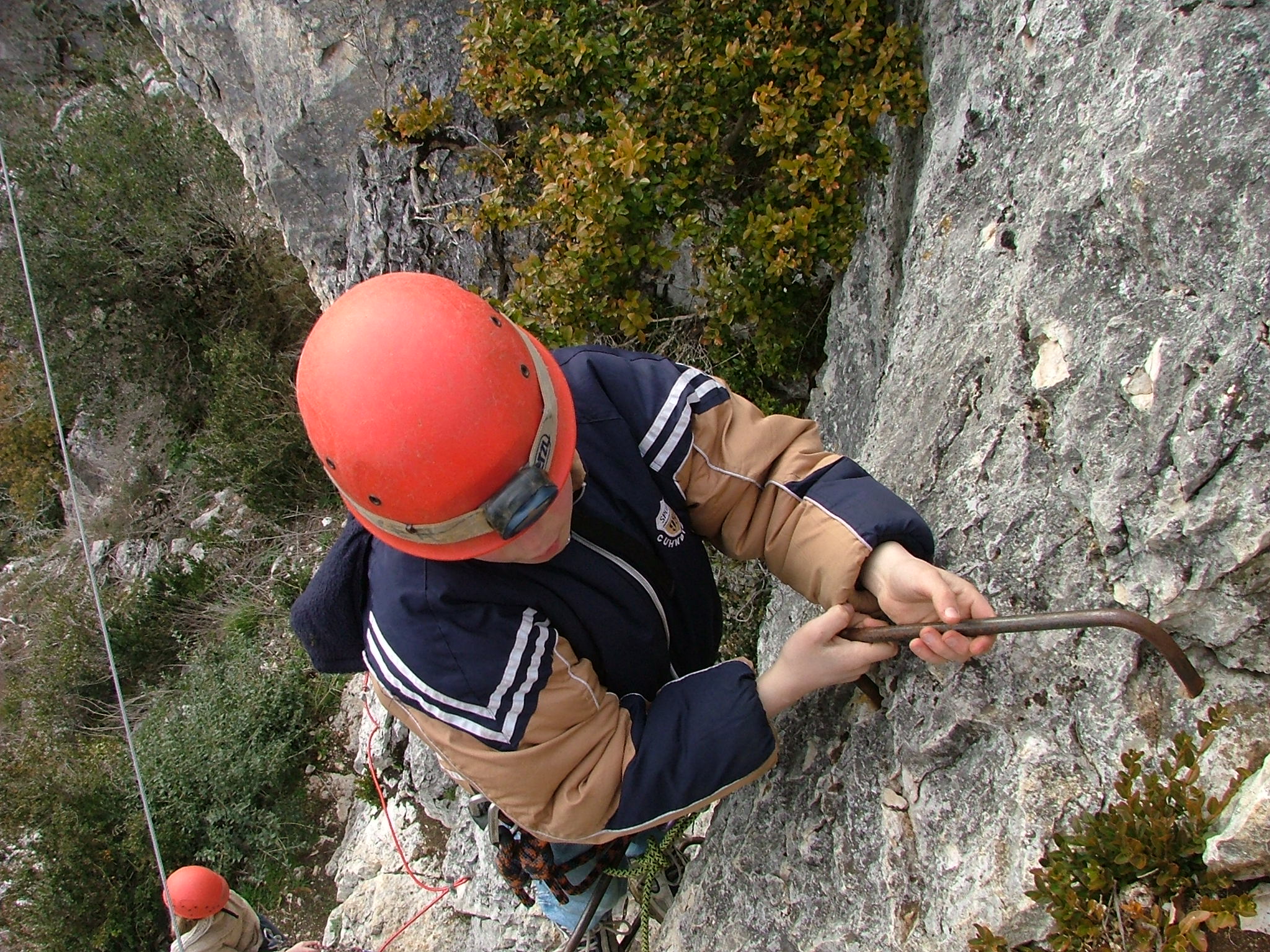 Lot Aventure parcours en falaise