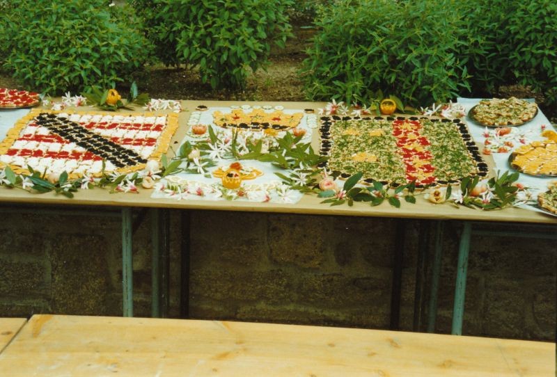 Le superbe buffet préparé par Daniel Saulnier