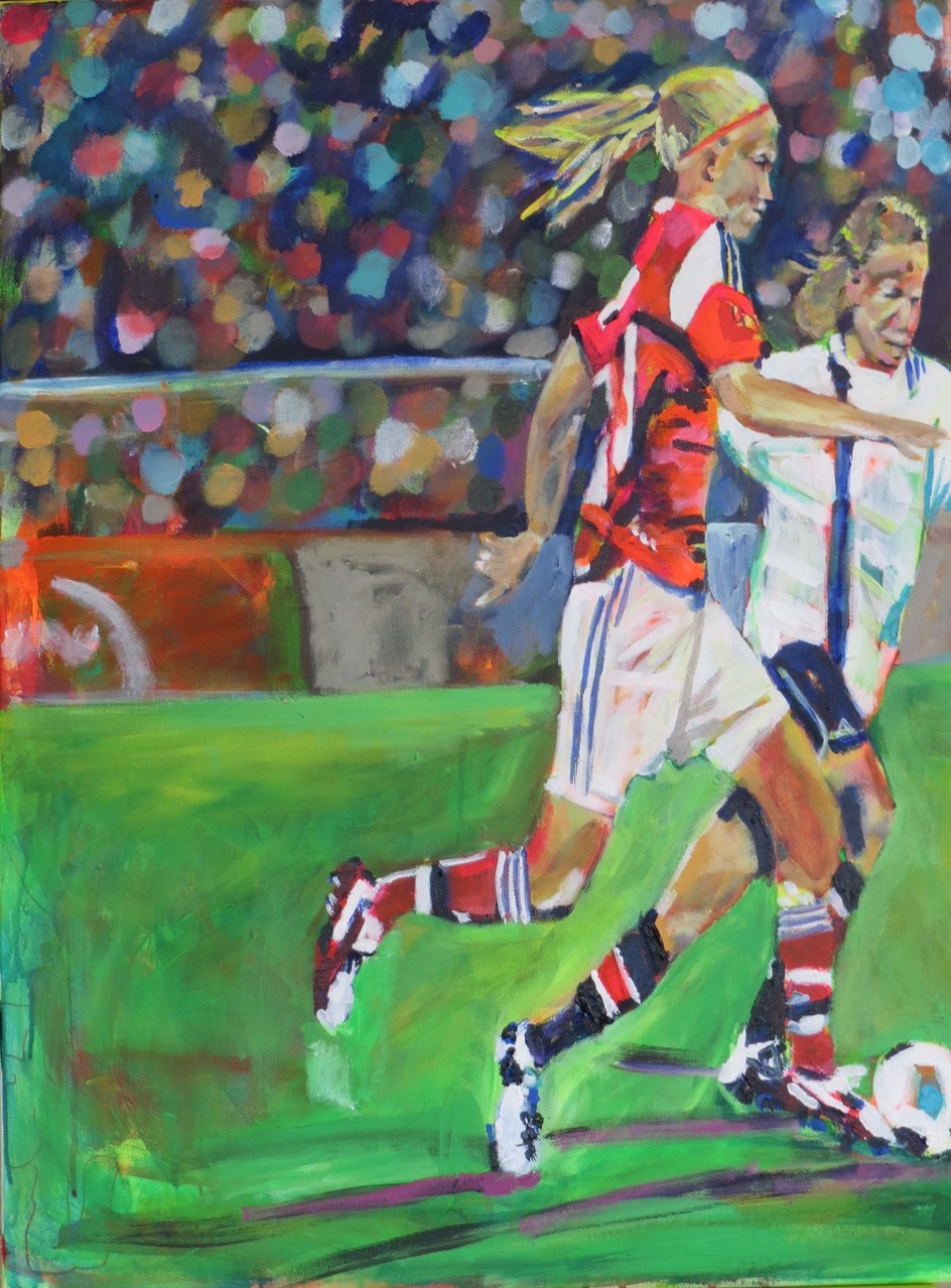 Fußball 3, 80x60, acrylic on canvas