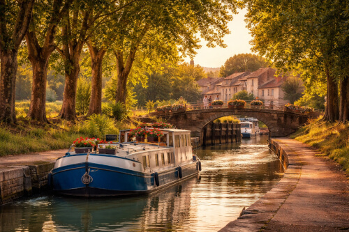 De mooiste Franse kanalen voor fotografie en te varen