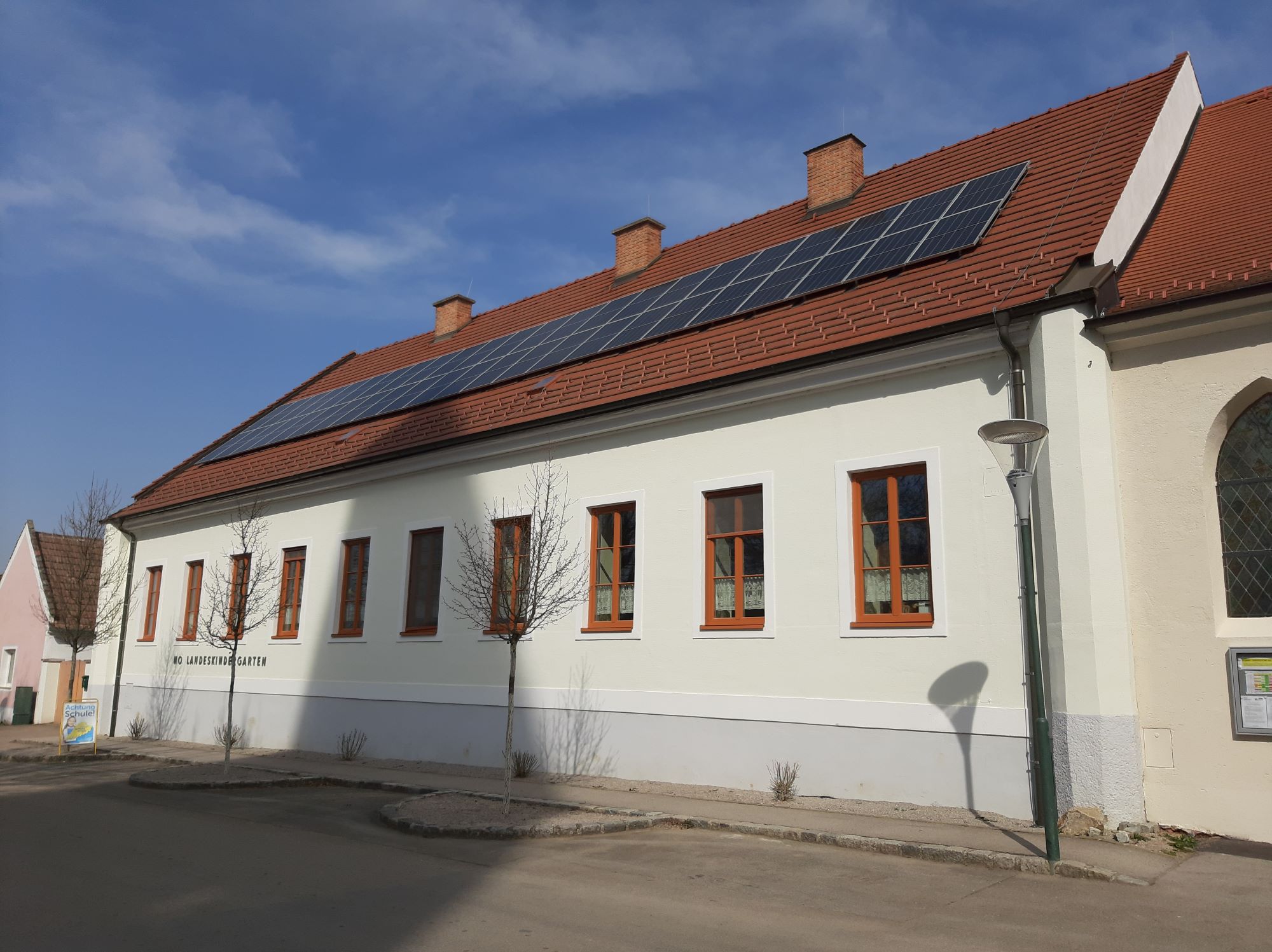 Neuer Kindergarten in Enzersdorf in Bau