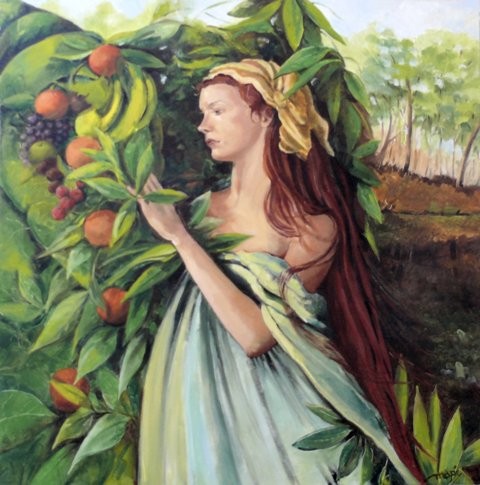 Fruit of paradise - Olieverf schilderij 