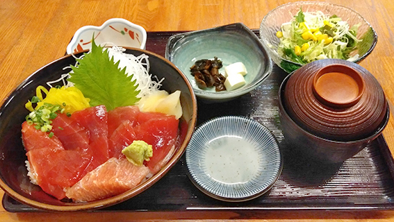 まぐろ漬丼（定食セット）