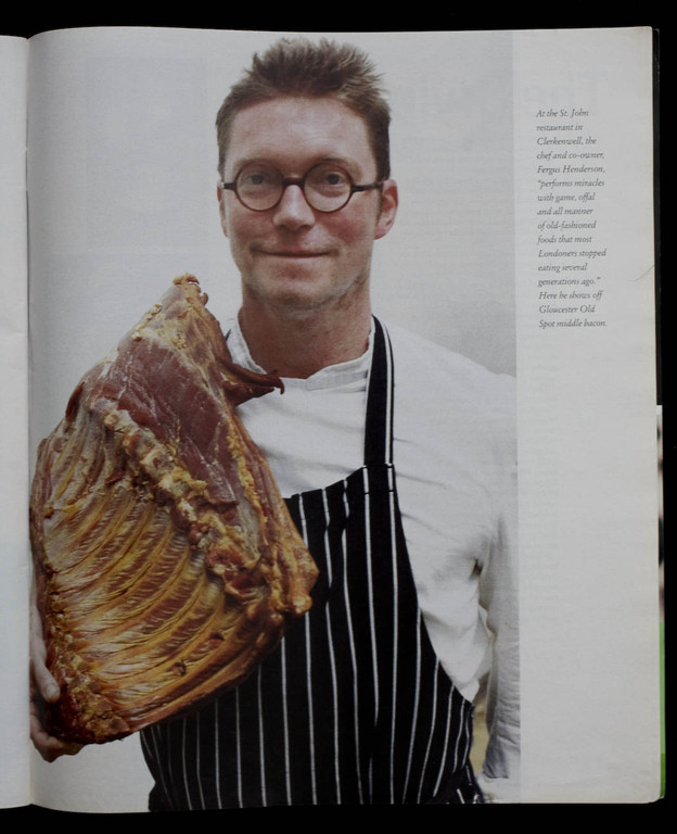 London Chef Fergus Henderson for The New York Times Magazine