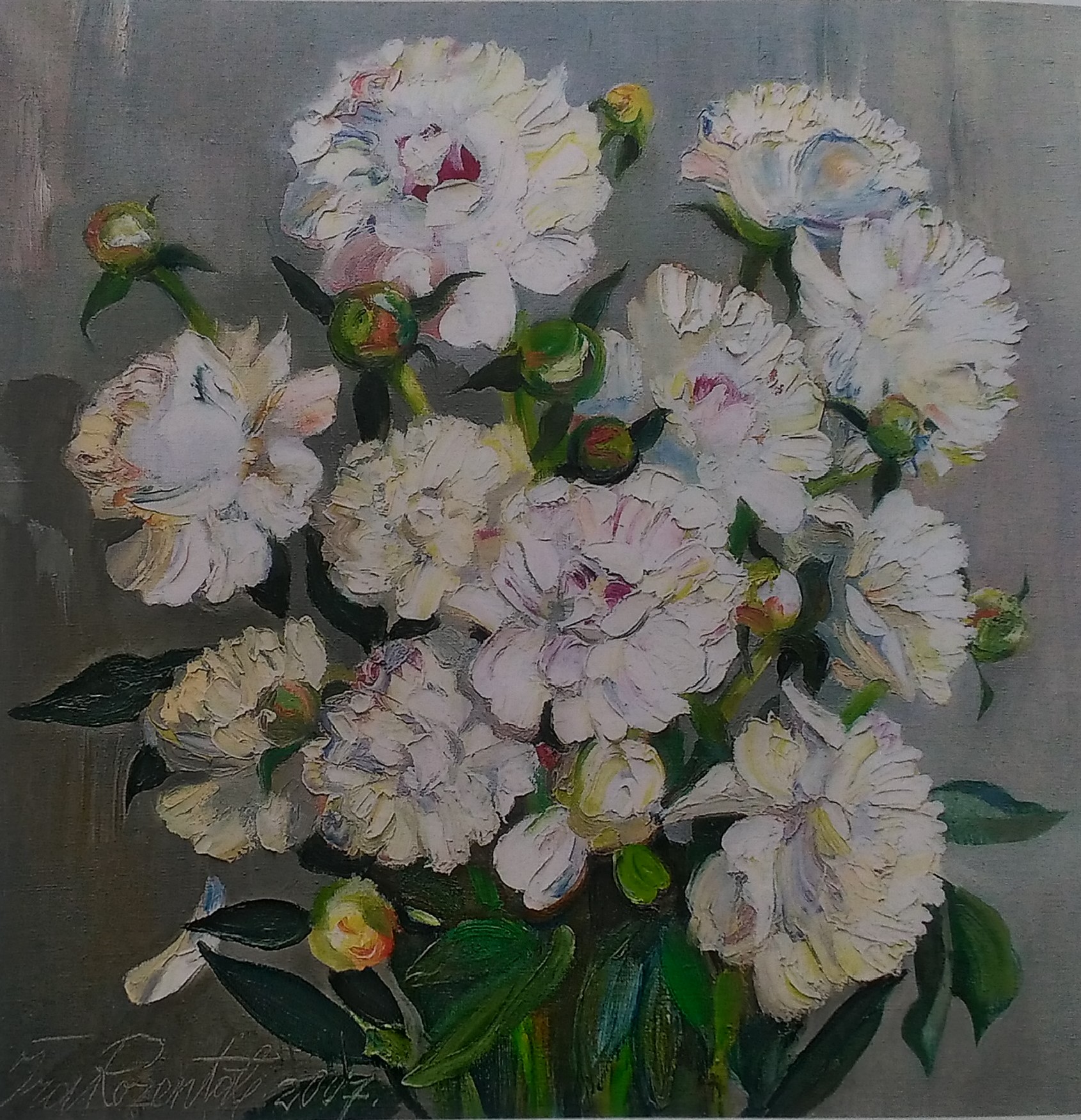 Baltās peonijas. 2007