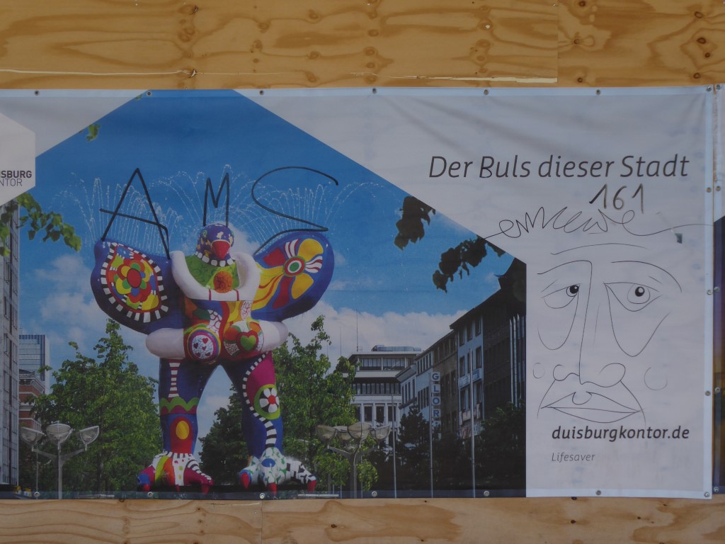 Auch diese Fläche wird kreativ genutzt.
