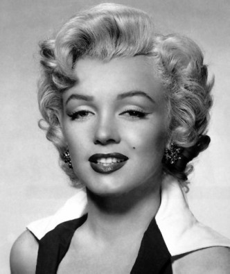 Détail d'une des photographies les plus connues de Marilyn Monroe pour le film Niagara.