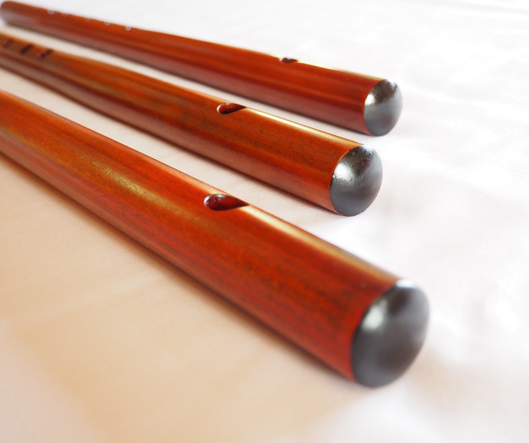 オリジナル横笛(木製) G・F管 Original Wood Flute 管頭