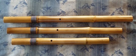 新虚空の笛(真竹製インディんフルート) 裏面