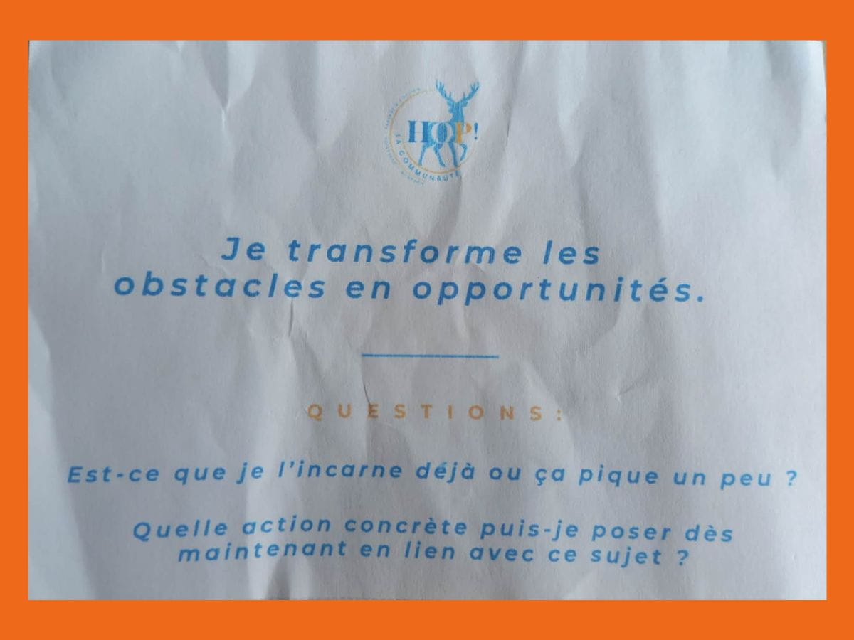 Ma première participation à un event HOP