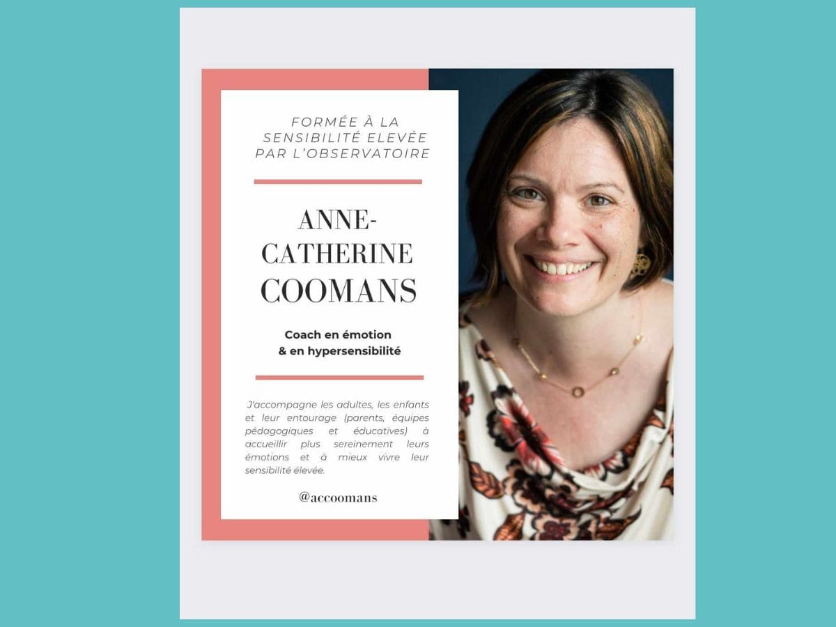 L'actu d'Anne Catherine Coomans : conférence : comprendre l’hypersensibilité