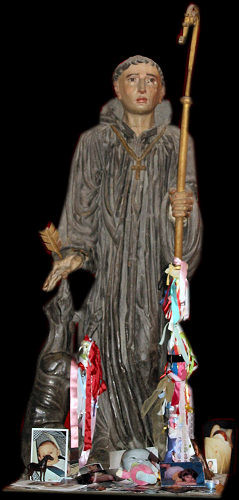 Statue de Saint Gilles Eglise de Saint Gilles Manche