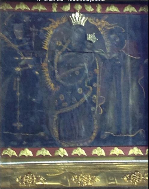 L'image considérée comme miraculeuse dans la basilique de Maracaibo