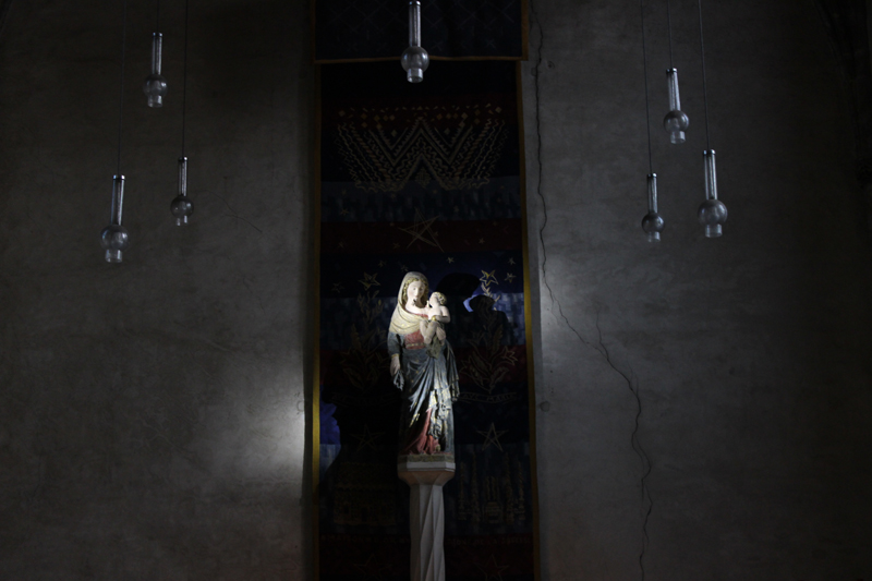 Statue de Notre Dame du Pilier Saint-Lô Manche