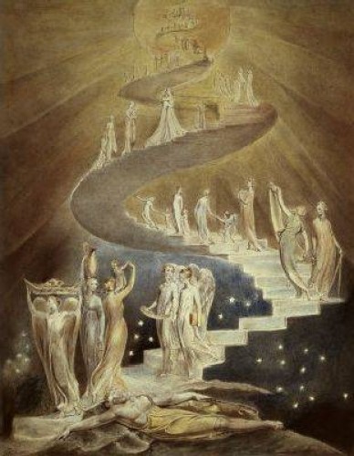 William Blake, 1757-1827, Le rêve de Jacob, vers 1800-1805