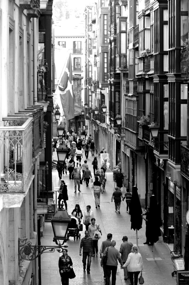 Fussgängerzone in Bilbao