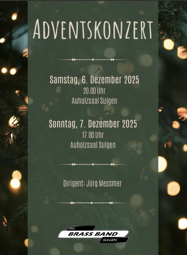 Adventskonzerte der FEG Brass Band Sulgen