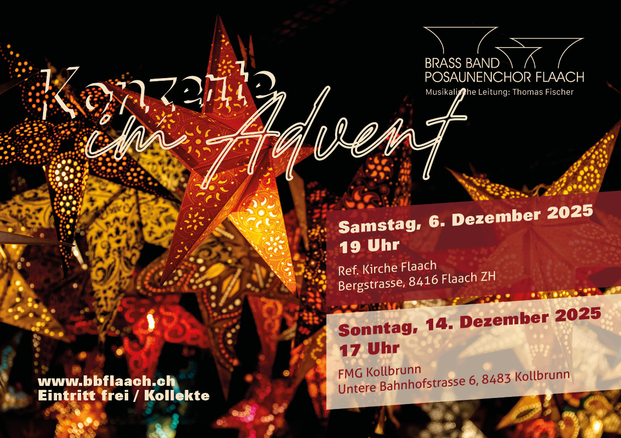 Adventskonzerte des Posaunenchor Flaach