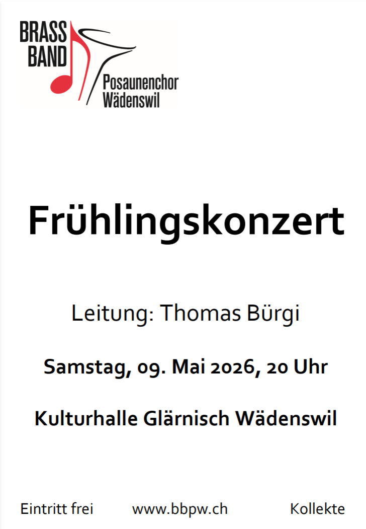 Frühlingskonzert Posaunenchor Wädenswil