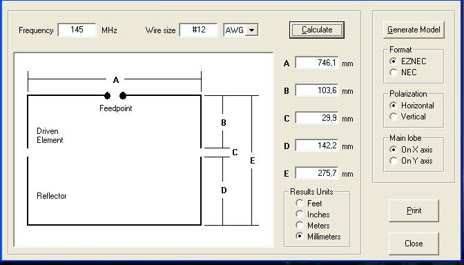 Moxon - 2 meter schema. URL www.moxonantennaproject.comindex.html